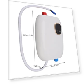 Instant Water Heater with Touch Screen — Towel Warmers, Modern Home Furnishing