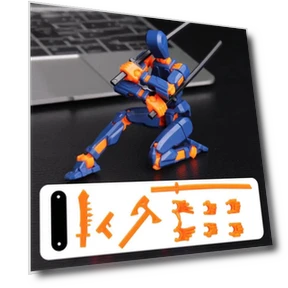 Multi-component Transformable Robot Mannequin — Construction Kits, JustRelax