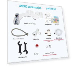 Non-electric Smart Toilet Seat with Bidet — Bathroom Essentials, WoW Home