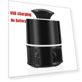Portable USB Rechargeable Electric Mosquito Trap Lamp — Bug Zappers, LIUXING Fire Home Decoration