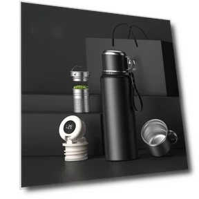 Portable Vacuum Thermos with Tea-Water Separation — Beverage Warmers, DHDH