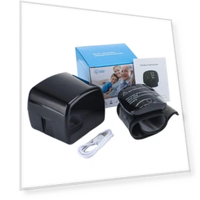 Rechargeable Wrist Blood Pressure Monitor — Arm & Wrist Wearables, Melsya
