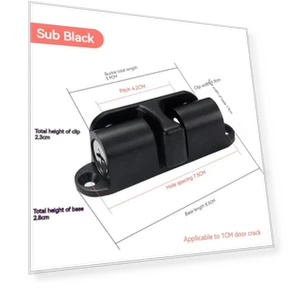 Silent Suction Door Lock — Latches, Indoor Furniture