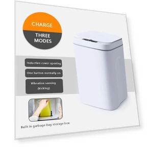 Smart Induction Trash Bin — Kitchen Cans, WTEMPO