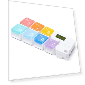 Smart Pill Organizer for 7 Days — Medication Accessories, Chic Home