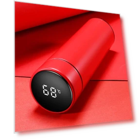 Smart Thermos Cup with Temperature Display — Beverage Warmers, VividTrove