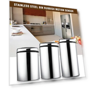 Touchless Trash Recycle Motion Sensor Waste Bin — Kitchen Cans, Ideal World
