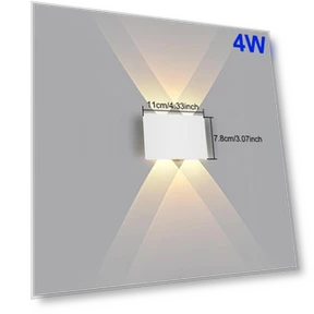 Waterproof LED Wall Light — Garden Illumination, AI Supermarket