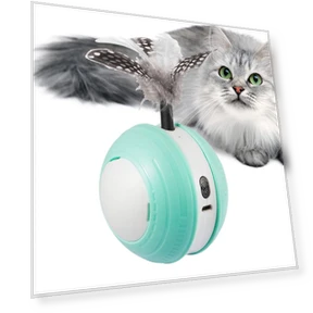 Automatically Moving Puzzle Ball Cat Teaser Toy — Cat Playthings, Smart Pet Supplies