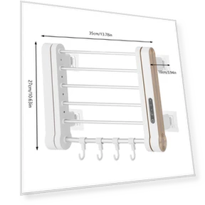 Electric Heated Towel Rail — Towel Warmers, Warmth Home