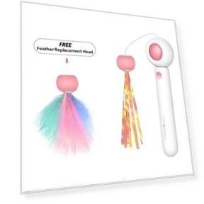 Interactive Cat Toy with Retractable Stick — Cat Playthings, Smart Pet Supplies