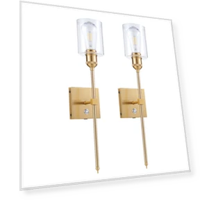 Luxury Gold Wall Light with Touch Control — Wall Lighting, TOMTOP JMS