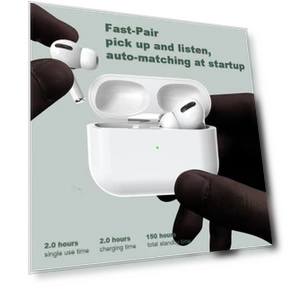 Pop-up Earbuds with Sensor — In-Ear Headphones, PY-Electronic