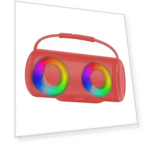 Portable Bluetooth Speaker with Colorful Lights — Portable Audio, AI Supermarket