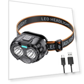 Powerful LED Headlamp with Motion Sensor — Flashlights, YH FlashLight