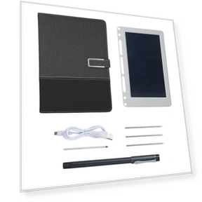 Smart Pen with Leather Notebook — Styluses & Digital Pens, TOMTOP JMS