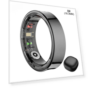 Smart Ring with Charging Case — Wearable Accessories, SACOSDING