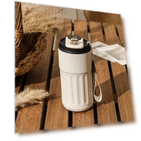 Smart Thermos with Temperature Display — Beverage Warmers, WIKHOSTAR