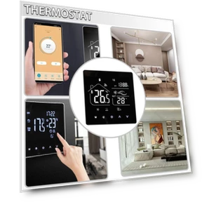 Smart Thermostat with Floor Heating — Home Climate Control, YuHeng 01