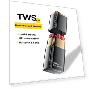TWS Lipstick Wireless Earbuds — In-Ear Headphones, ESSAGER