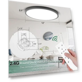 Ultra-Thin Smart LED Ceiling Light — Overhead Lighting, Canmeijia
