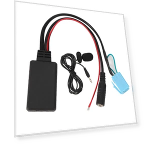 Bluetooth AUX IN Cable Adapter with Microphone — Car Audio Connectivity Solutions, CosyHome