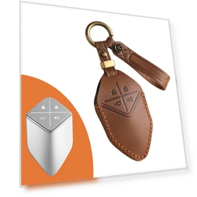 Dark Blue Smart Key Case — Key Holders & Accessories, Auto Parts Decorate