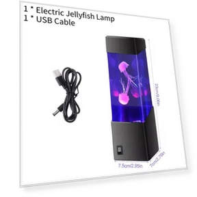 Lava Jellyfish LED Aquarium Lamp — Lights, ZestCasa