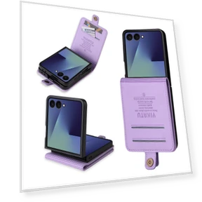 Magnetic Closure PU Leather Mobile Case — Flip Cases, Smartwatch 2025