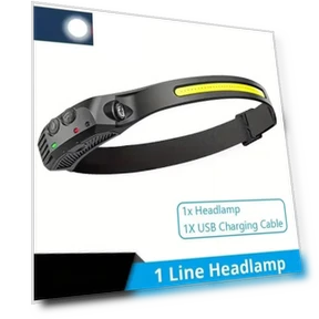 Rechargeable COB LED Headlamp with Sensor Switch — Flashlights, SaiMili Light