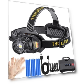 Rechargeable LED Headlamp — Flashlights, MIYAKO DENKI