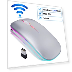 Rechargeable Wireless Mouse — Mouse Pads, Essager Electronic