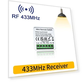 Smart Switch 16A RF Relay Controller — Ceiling Fan Wall Controls, SaiMili Light