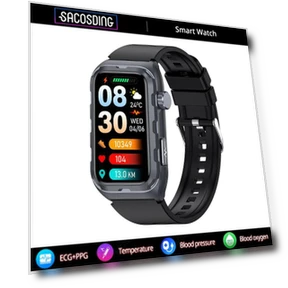 Smart Watch with ECG Health Monitor — Smartwatches, SACOSDING