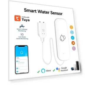 Smart Water Leak Sensor — Water Leak Detection Systems, Tuya