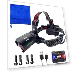 Stylish and Powerful USB-Rechargeable Headlamp — Flashlights, MIYAKO DENKI
