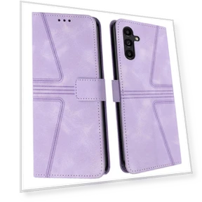 Triangle Imprinted Anti-Scratch Phone Wallet Cover — Basic Cases, Smartwatch 2025
