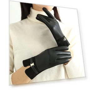 Winter Women's Suede Gloves — Gloves & Mittens, WTEMPO