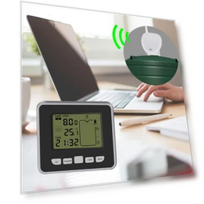 Ultrasonic Water Tank Liquid Depth Level Meter with LCD Temperature Display — Liquid Level, Decor Dream