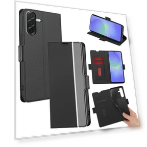 Card Holder Twill Texture Leather Phone Cover — Phone Accessories, Smartwatch 2025