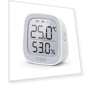 Compact Large Screen Thermometer and Hygrometer — Home Climate Control, Tapo