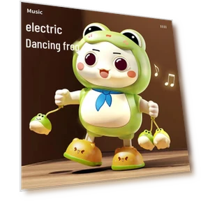 Dancing Robot Frog Toy — Interactive Learning Devices, Super Go