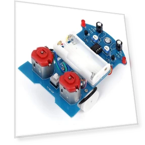 DIY Kit Intelligent Tracking Line Car Kit DC Motor Electronic Assembly Smart Car Patrol Car Parts — Car Accessories & Gadgets, World Auto Parts