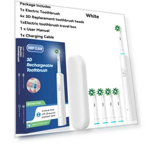 Electric Toothbrush with Rotating 3D Head — Electric Toothbrush Heads, Chic Interiors
