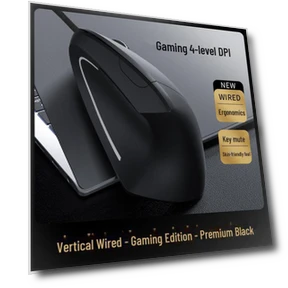 Ergonomic Vertical Wireless Bluetooth Mouse — Mouse Pads, Computer boost