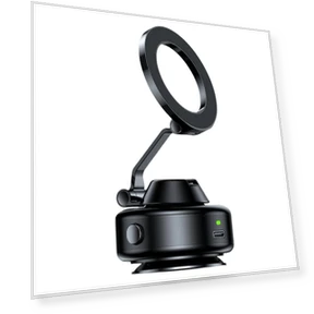Foldable Magnetic Electric Vacuum Car Phone Holder — Dashboard Installation Kits, Auto Parts Decorate