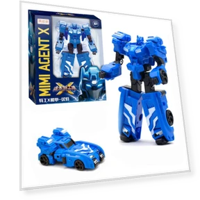 Mini Force 5 Styles X Lucybot Lucy Bot Ranger Transformer Car Robot Toy — Playsets, TinyJoy