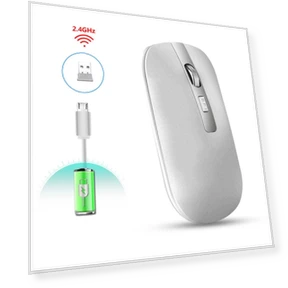 Rechargeable Wireless Mouse — Mouse Pads, Uav parts center