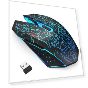Rechargeable Wireless RGB Mouse — Mouse Pads, Uav parts center