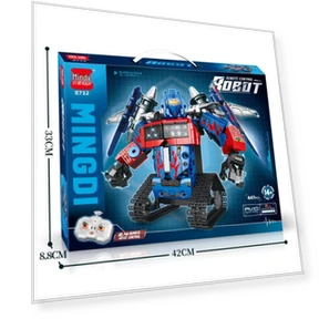 Robot with Remote Control 2.4G, Compatible with Lego Blocks — Construction Kits, Super Go